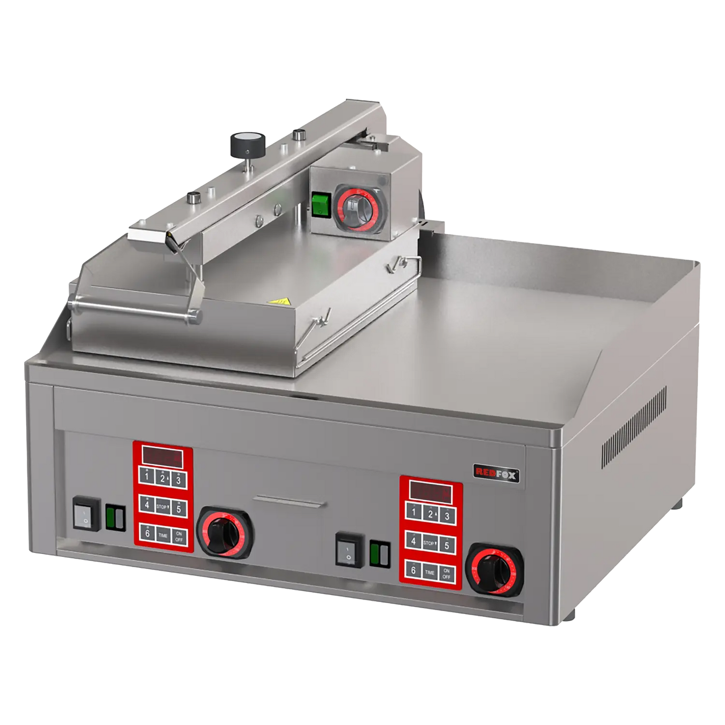 Semi -automatic steak grill durable chrome | REDFOX - KDA 63 ED