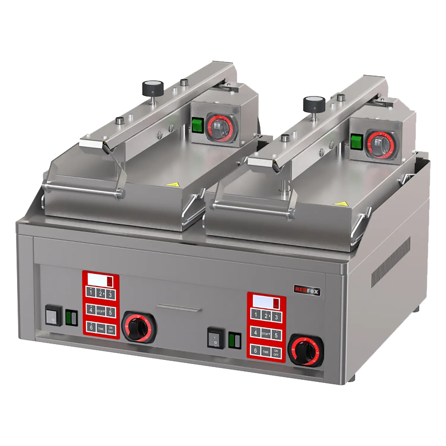 Semi -automatic steak grill durable chrome | REDFOX - KDA 66 ED
