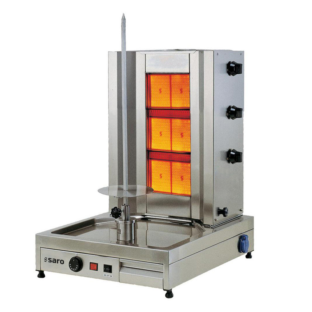 Saro TILLA 3 gas kebab grill, three burners