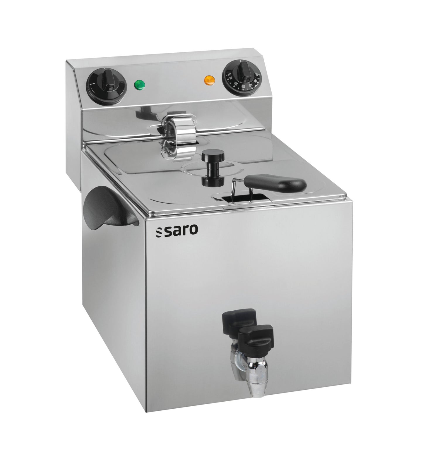 Saro PROFRI 10 countertop fryer with drain tap