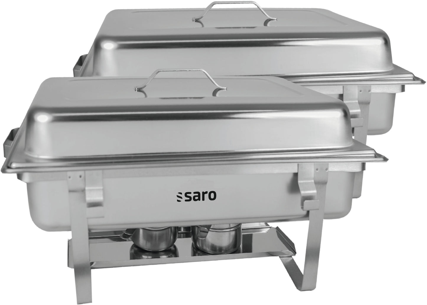 Saro ELENA chafing dish twin-pack, stainless steel