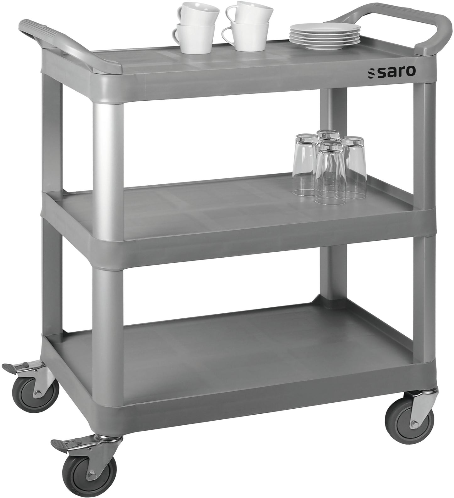 Saro ZENJA serving trolley, three shelves