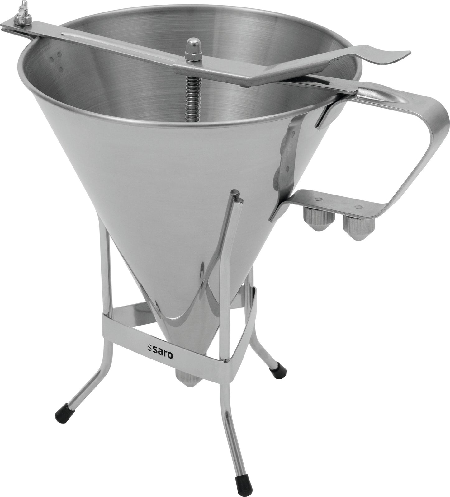 Saro PT-3 portioning funnel, stainless steel
