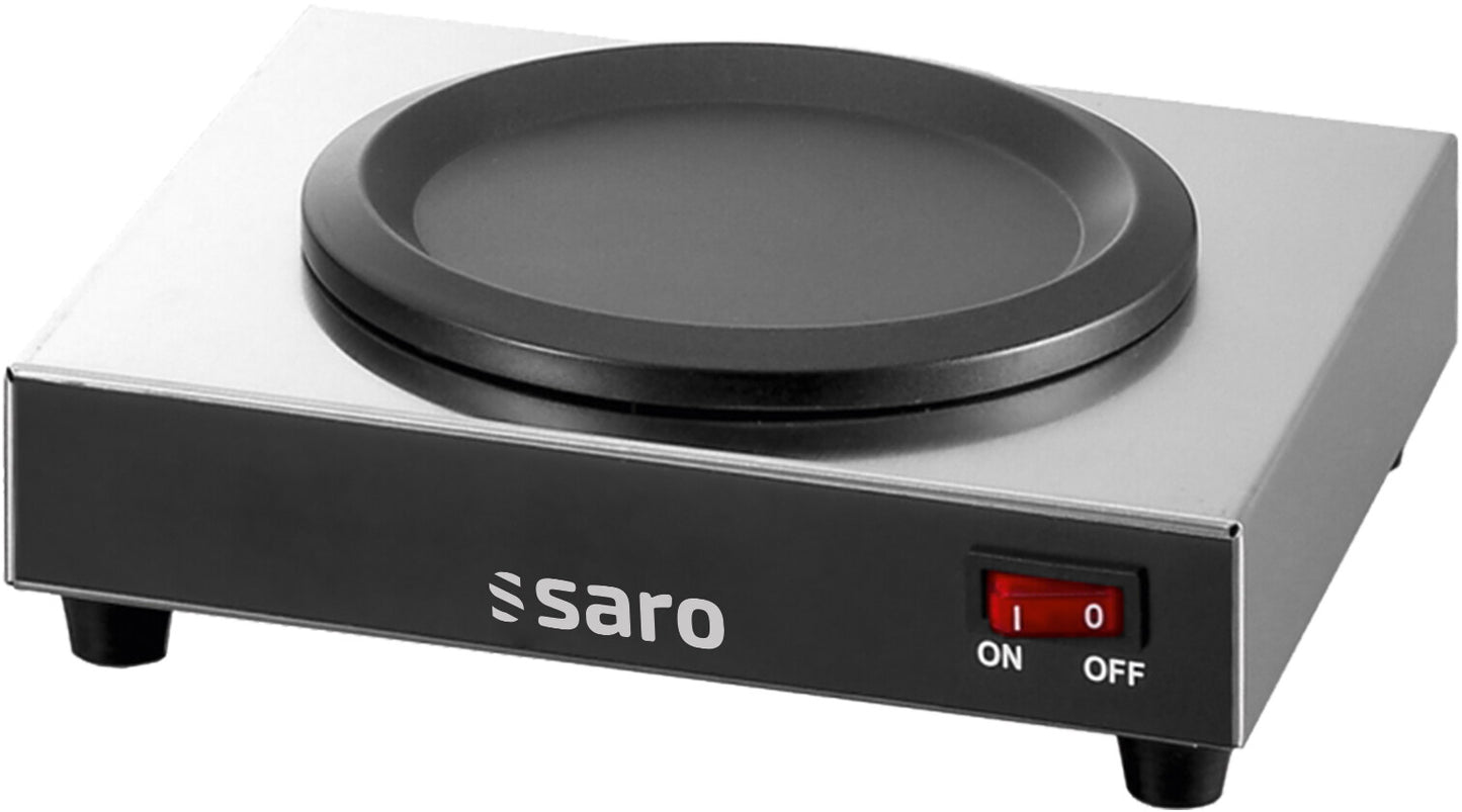 Saro HP1 warming plate, black hotplate top