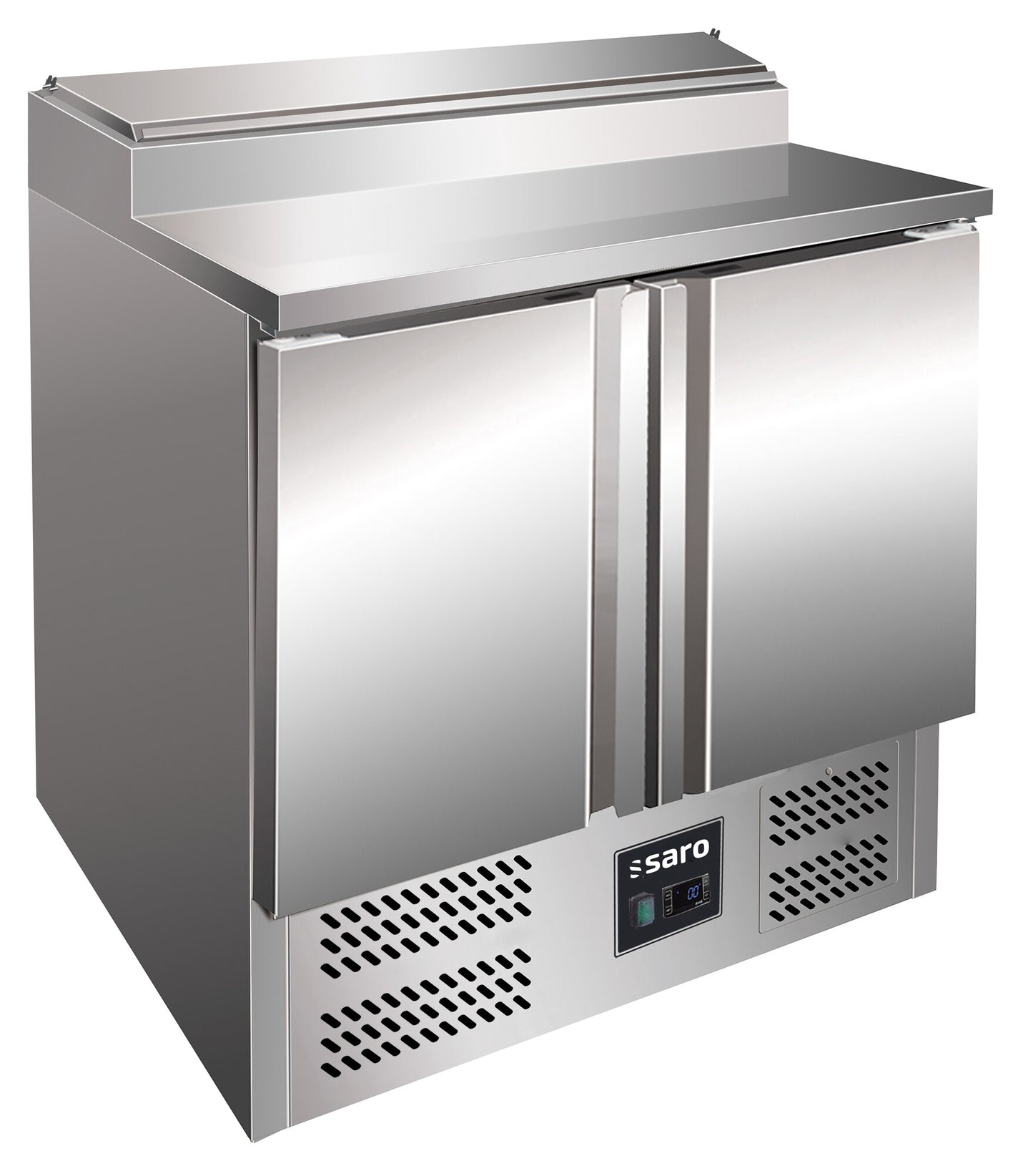 Saro FRAN prep table, two doors, stainless steel
