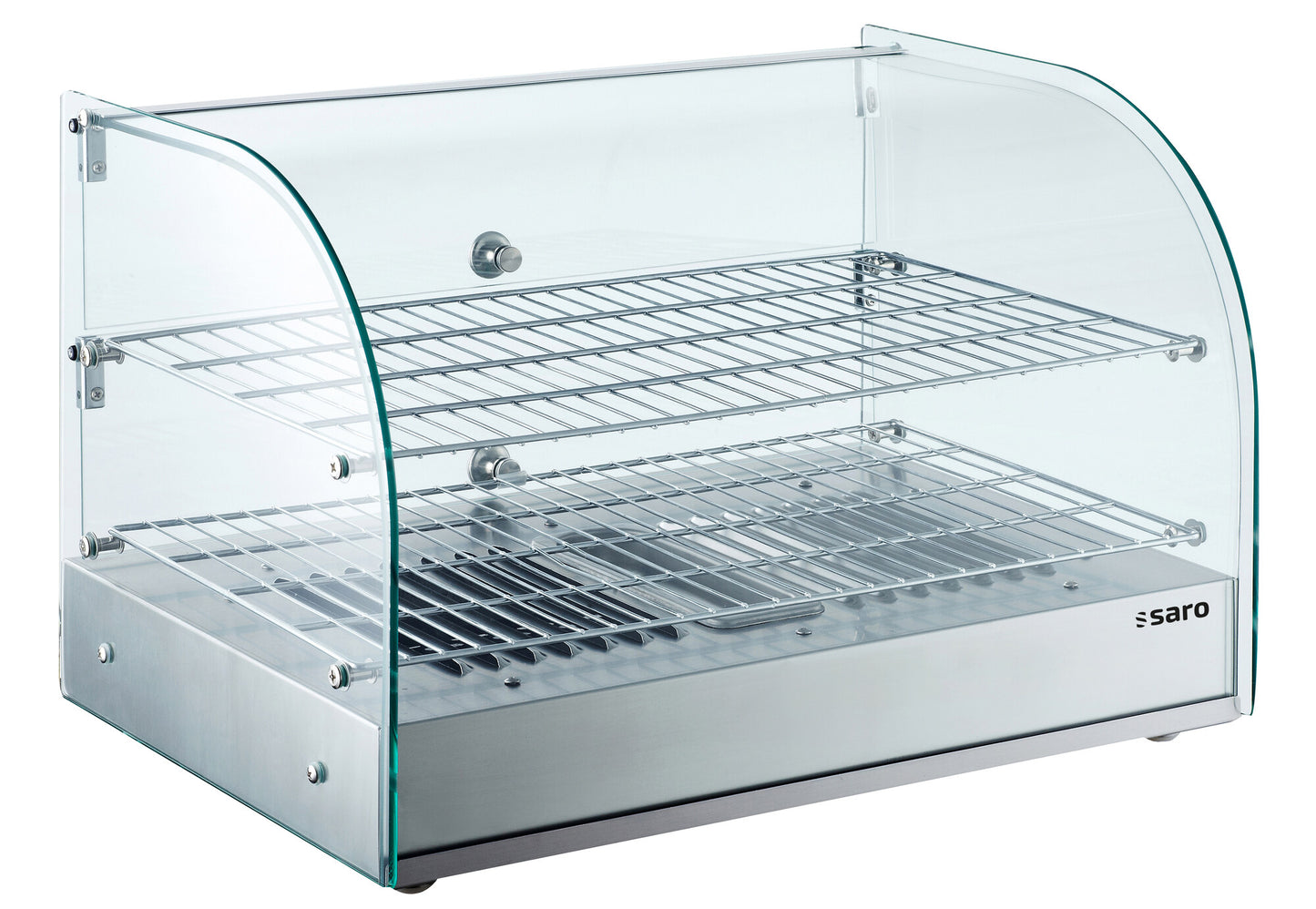 Saro YAEL warming display case, stainless steel