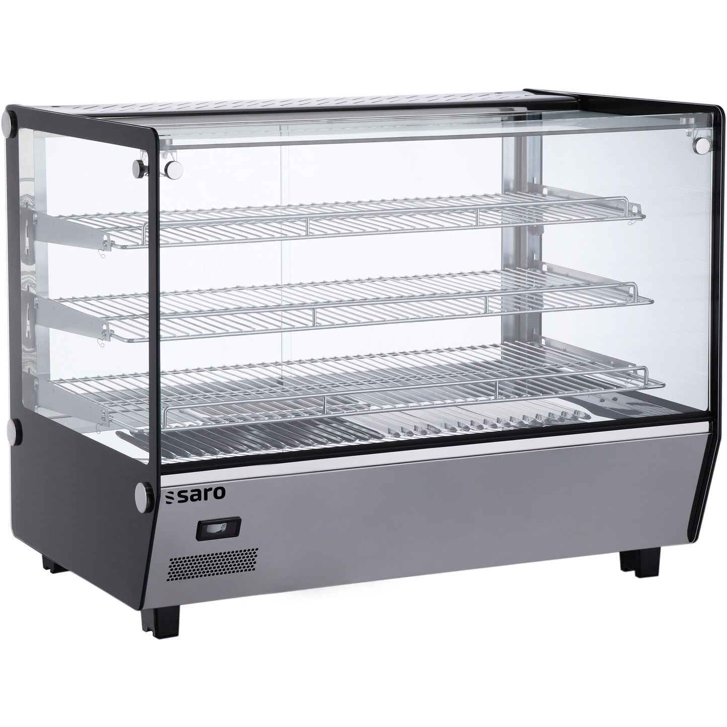Saro SOFIA 160 warming display case, stainless steel
