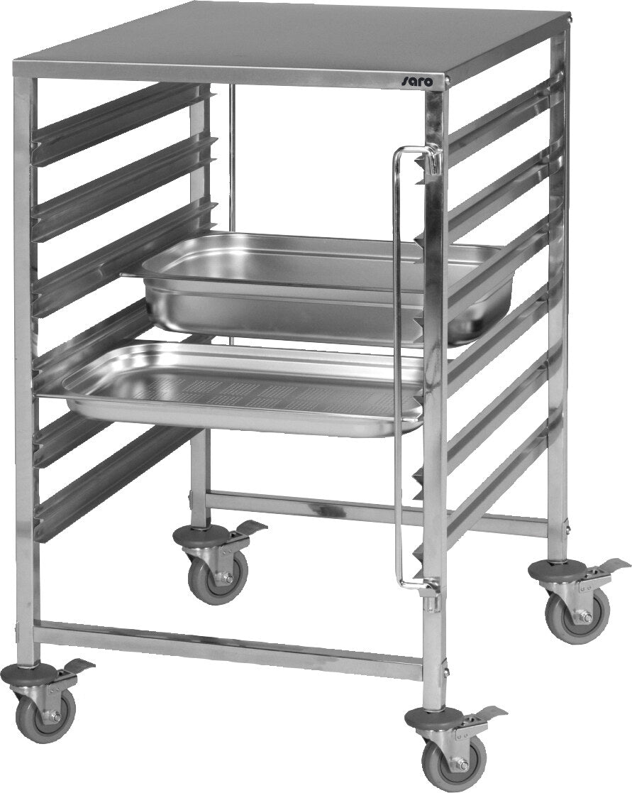 Saro NOEL trolley with stainless steel worktop