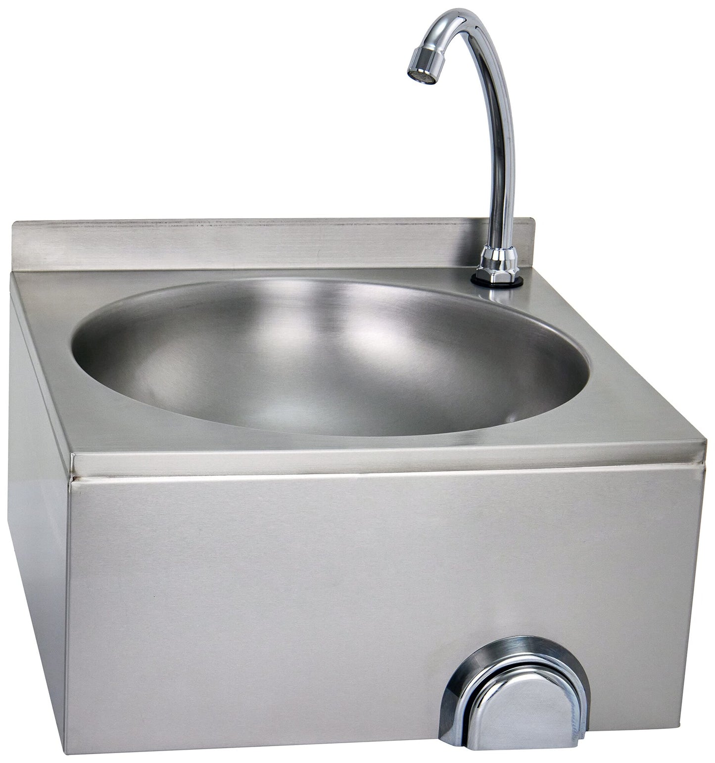 Saro JUSTIN hand washbasin, round bowl, knee pedal