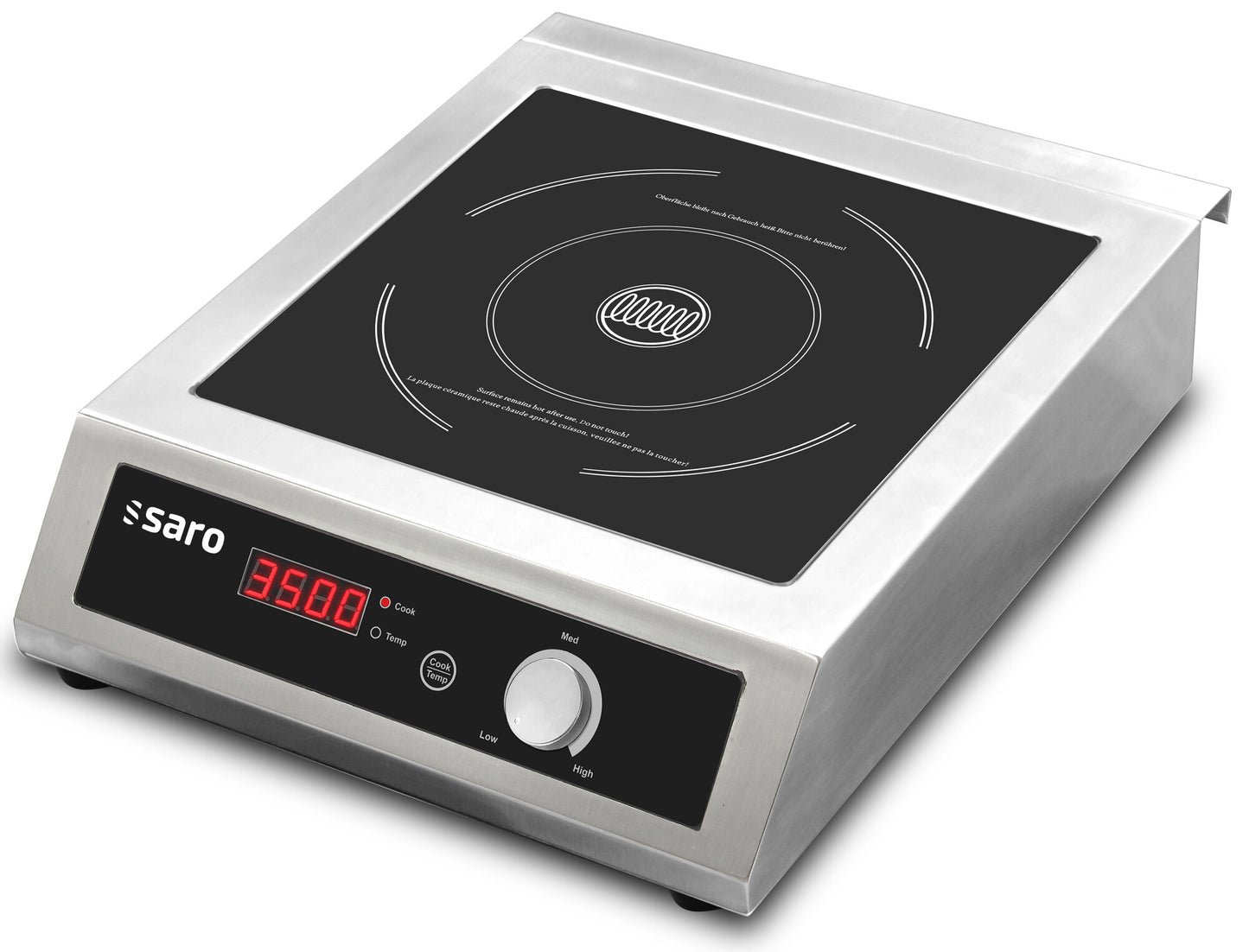 Saro MARLENE induction hob, stainless steel