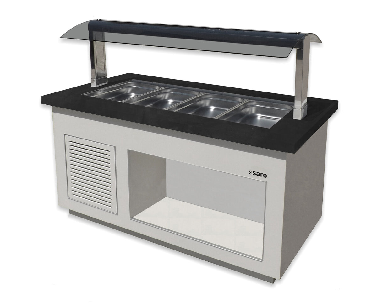 Saro SB-K 170 salad bar, white finish