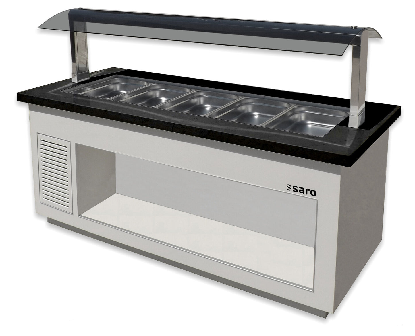 Saro SB-H 230 hot buffet, white finish