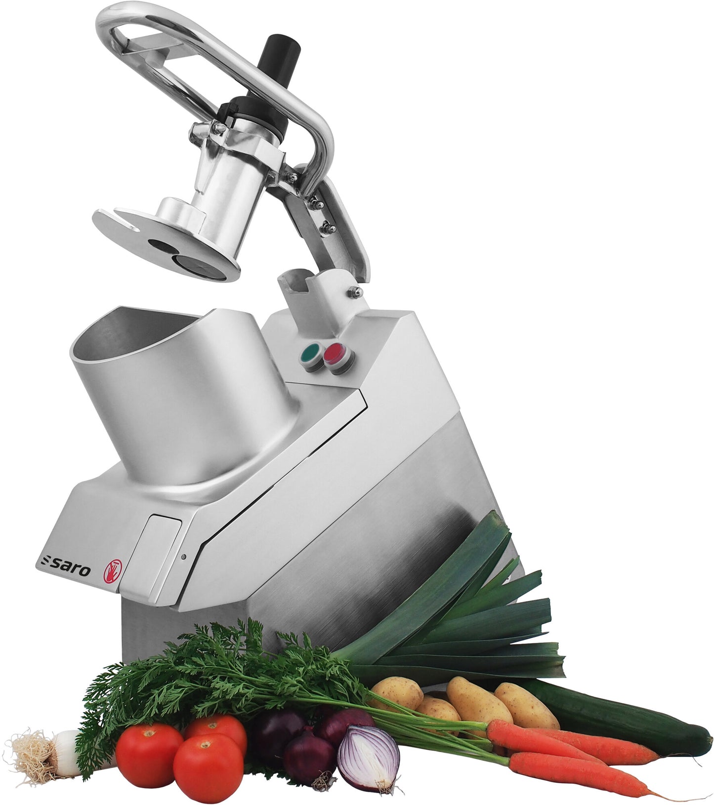 Saro TITUS vegetable cutting machine, stainless steel and aluminium