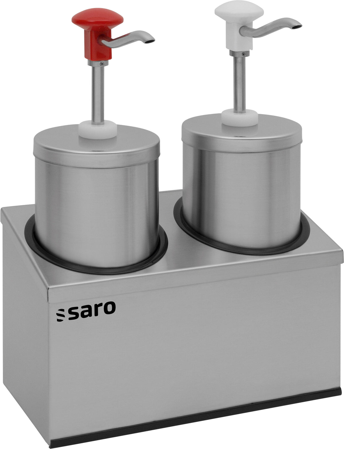 Saro PD-005 sauce dispenser, dual canister holder