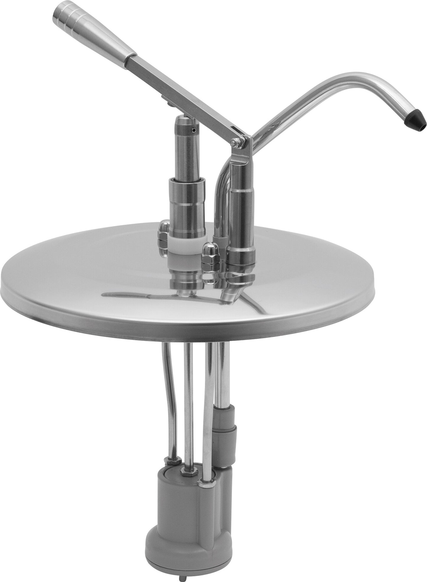 Saro PD-009 sauce dispenser, pump head on lid
