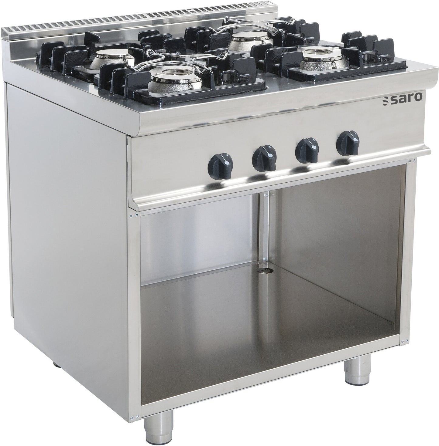 Saro E7/KUPG4BA gas cooker, stainless steel