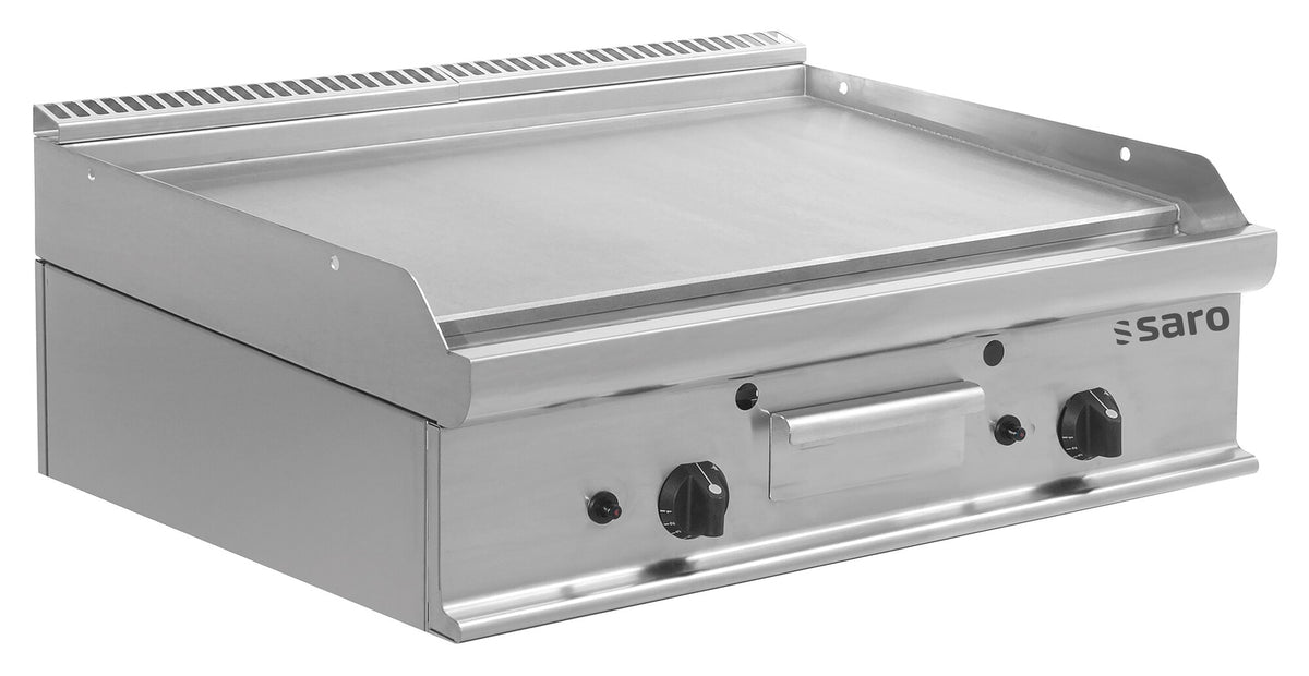 Saro E7/KTG2BBL gas griddle, smooth plate