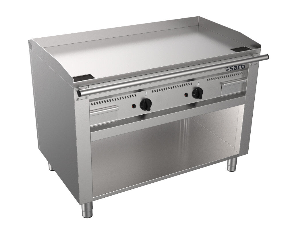 Saro TED2/120 G gas teppanyaki grill, stainless steel