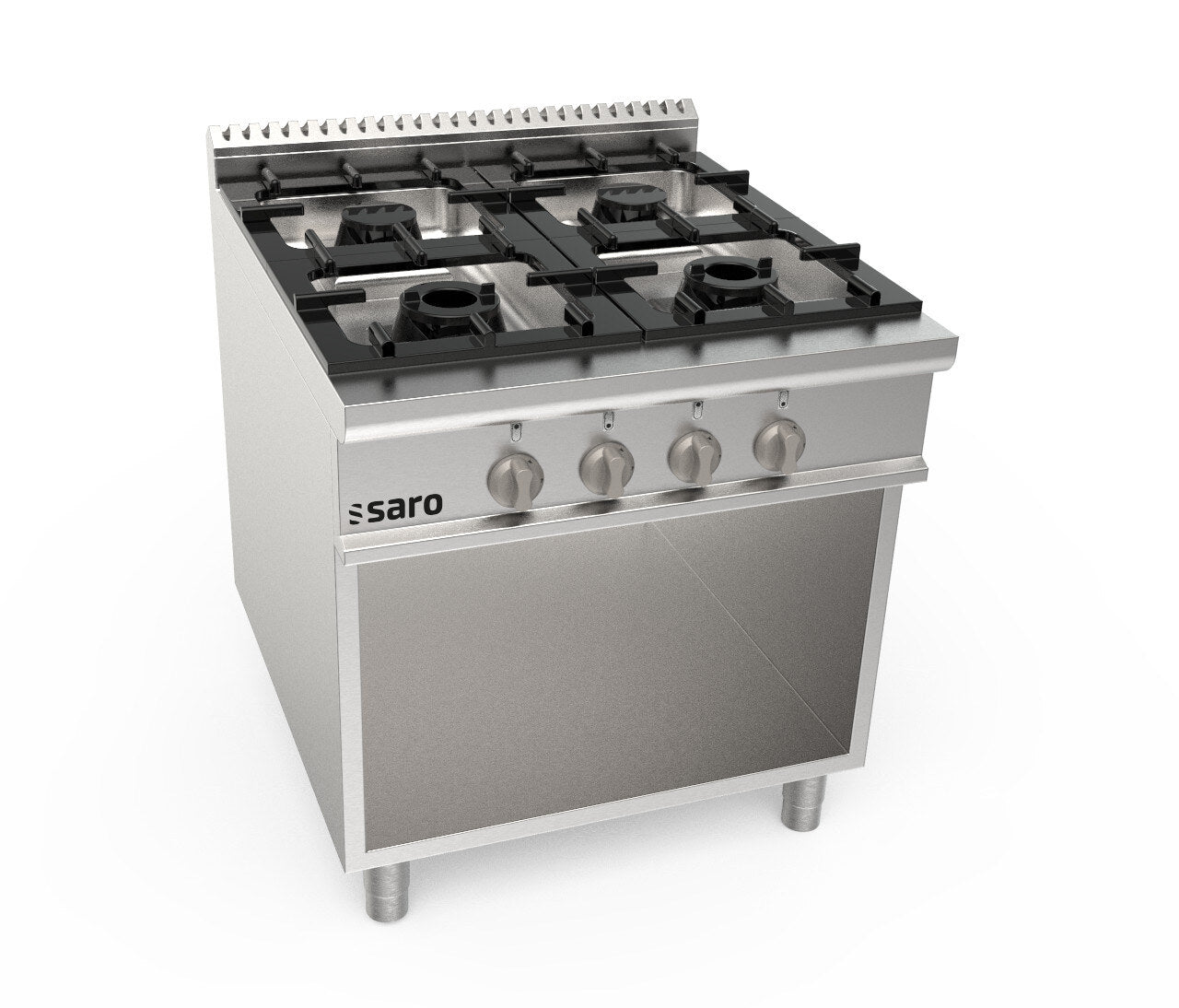 Saro LQ CUG4BA gas range, stainless steel