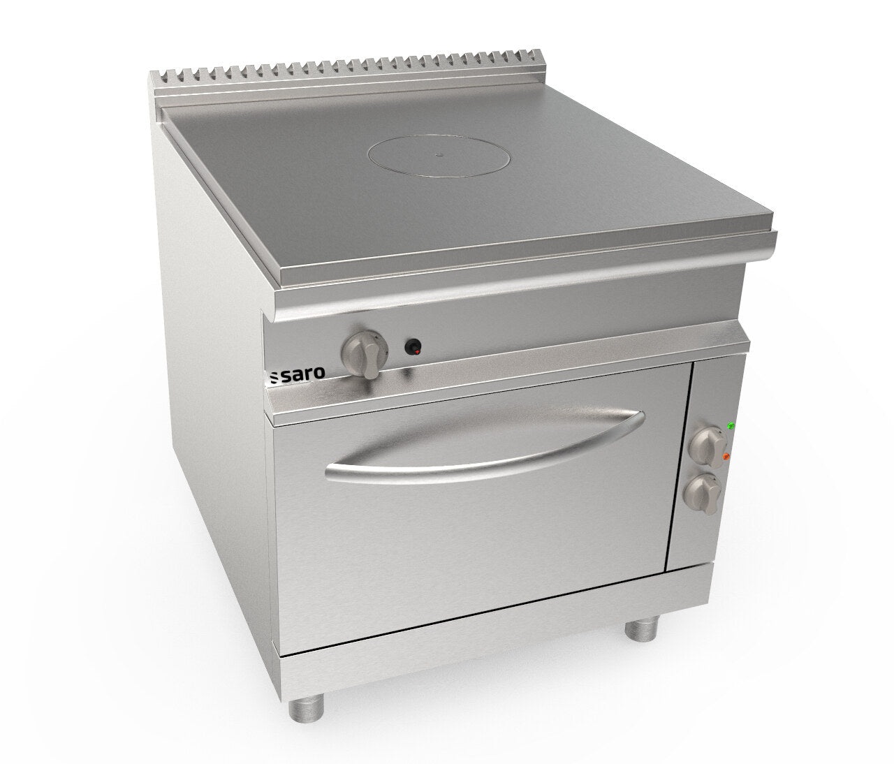 Saro TPG4LE solid-top range, stainless steel