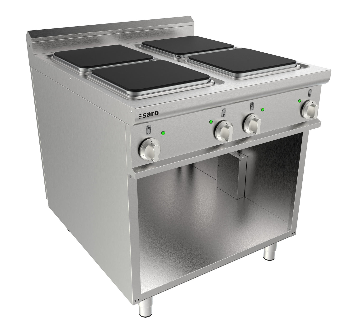 Saro LQ CQE4BA electric range, stainless steel