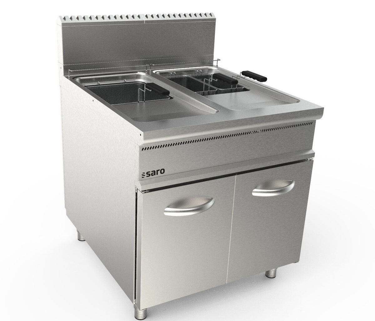 Saro LQ FLG2V22 gas fryer, stainless steel