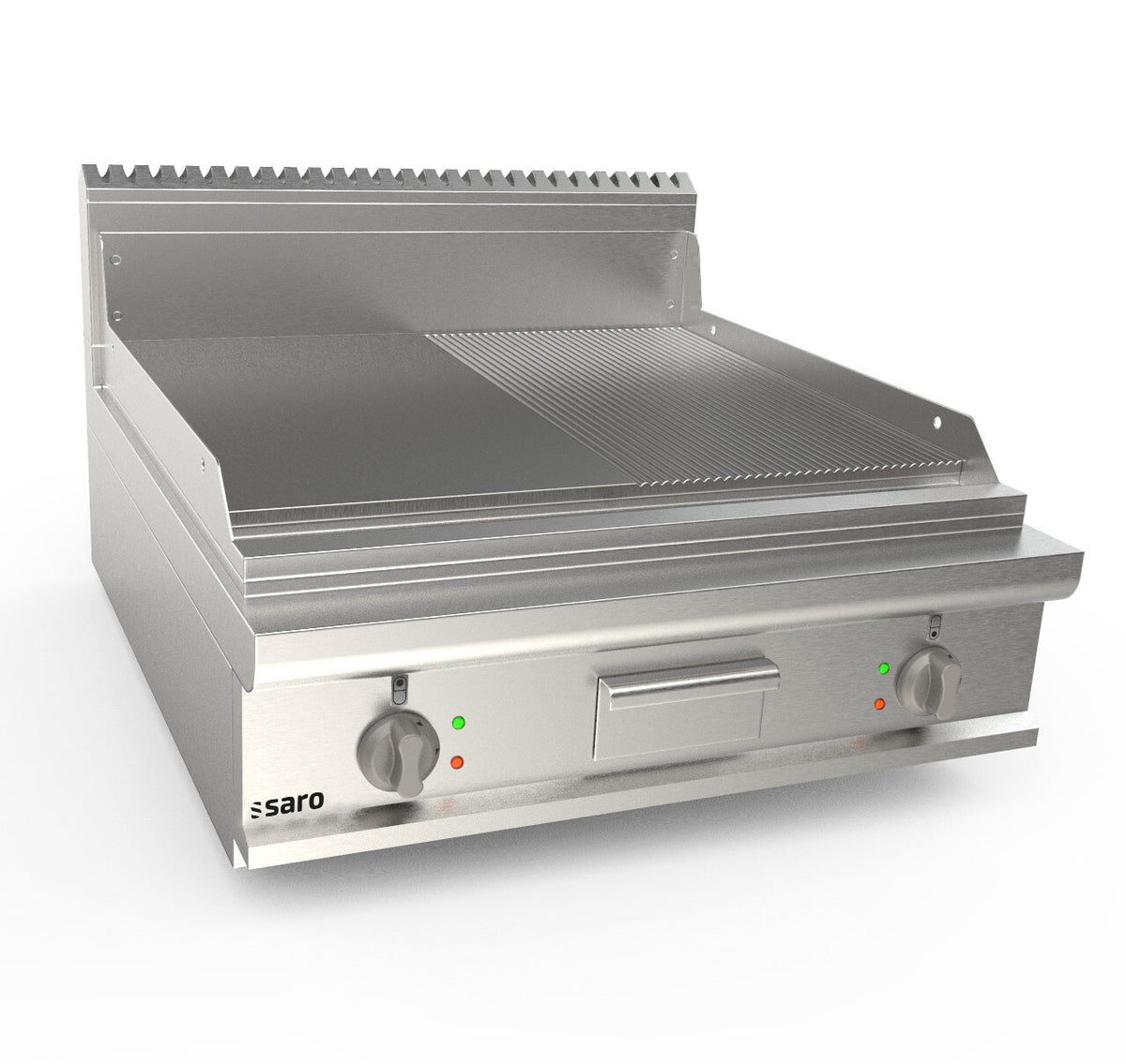 Saro FTE4BBM electric griddle plate, stainless steel
