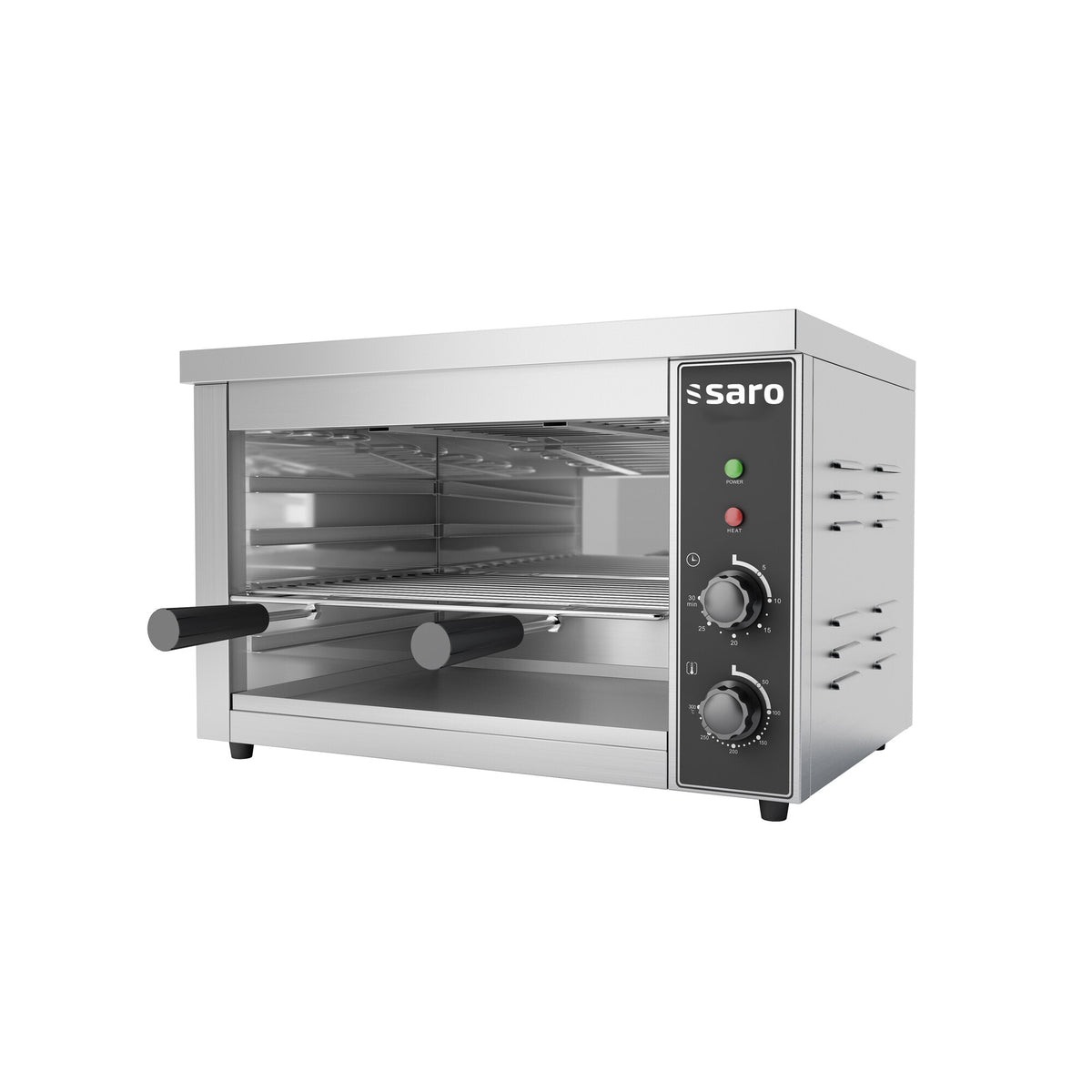 Saro LANA electric salamander, stainless steel