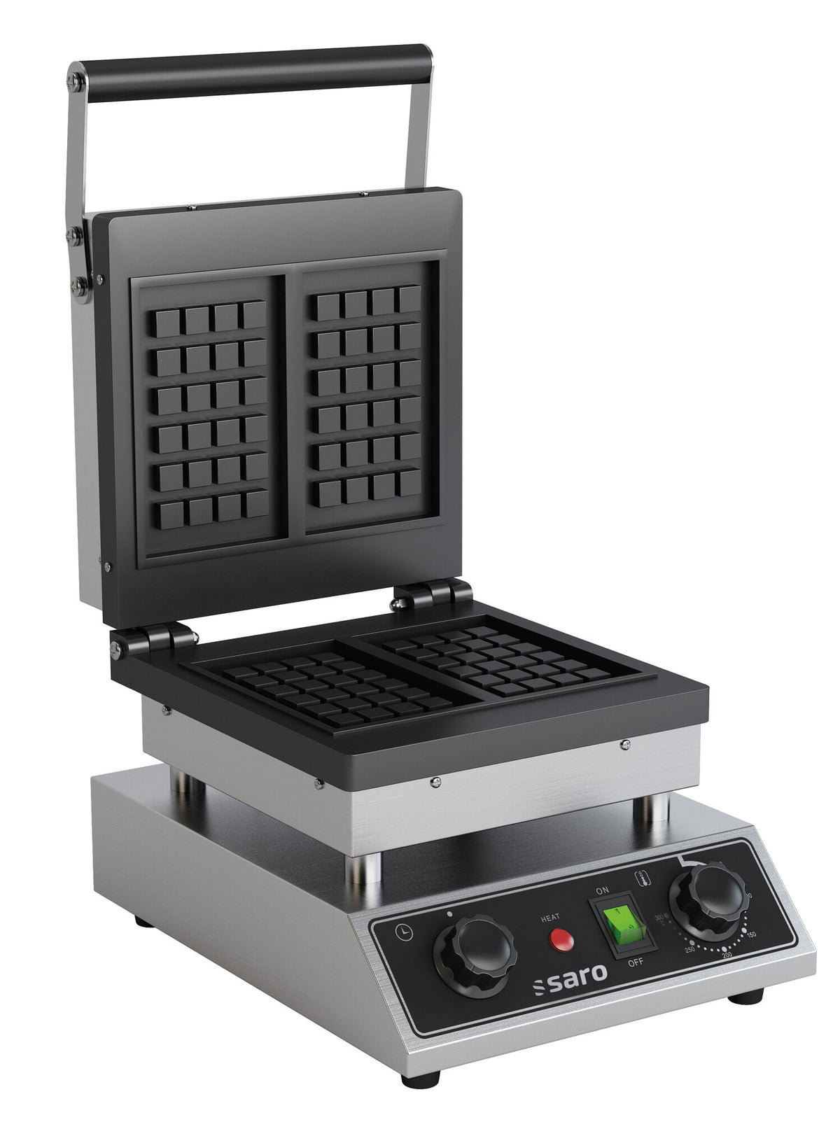 Saro ATRIA waffle iron, stainless steel