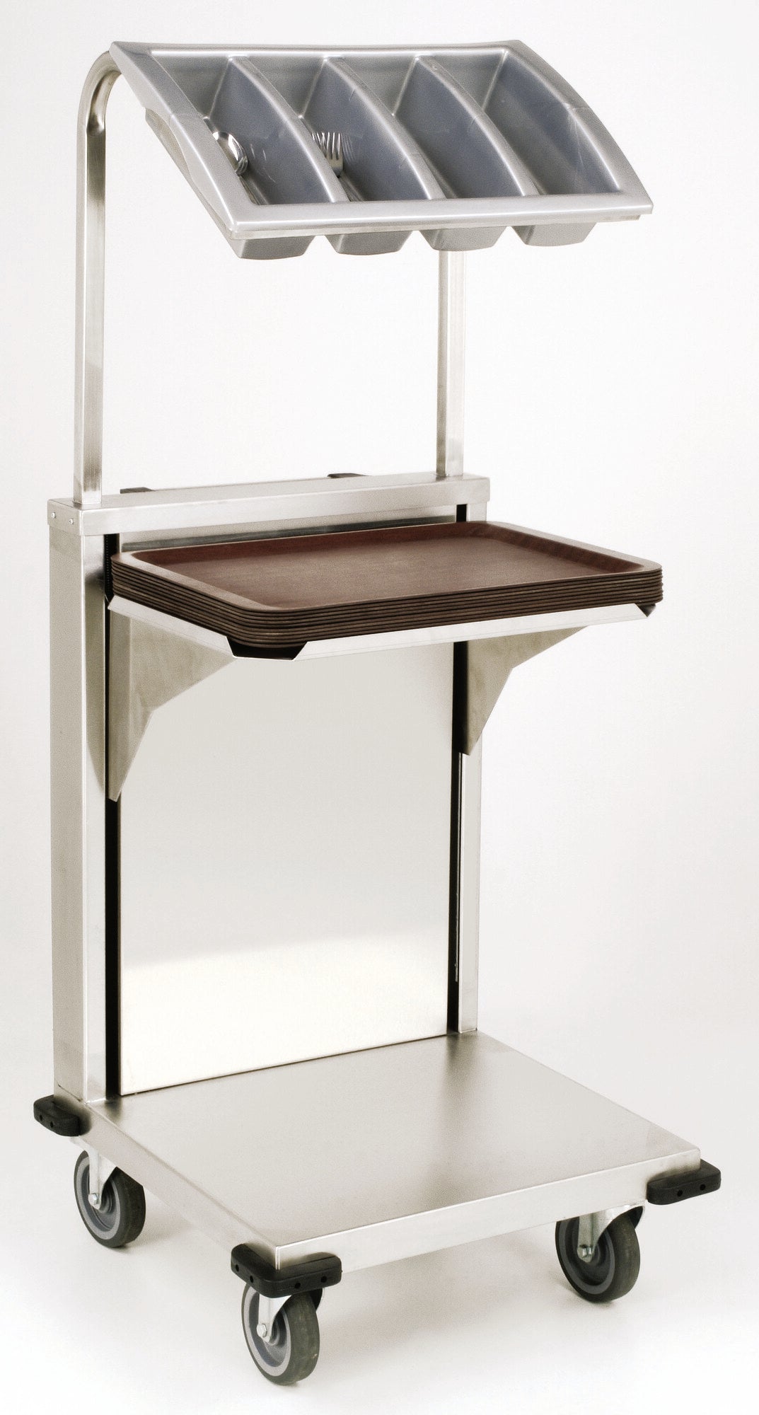 Saro TAB 2 tray dispenser, with cutlery box