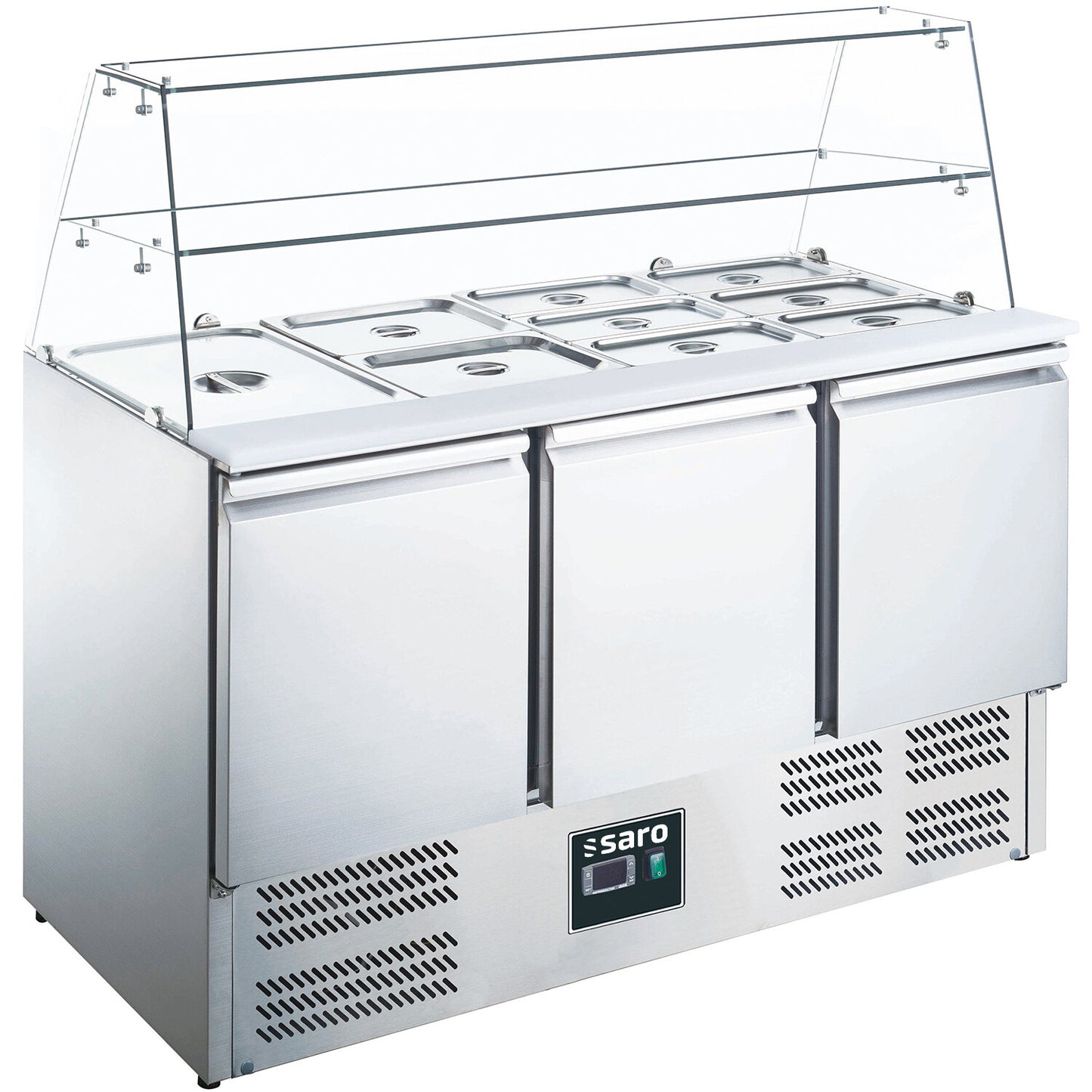 Saro ES 903 G saladette, glass top