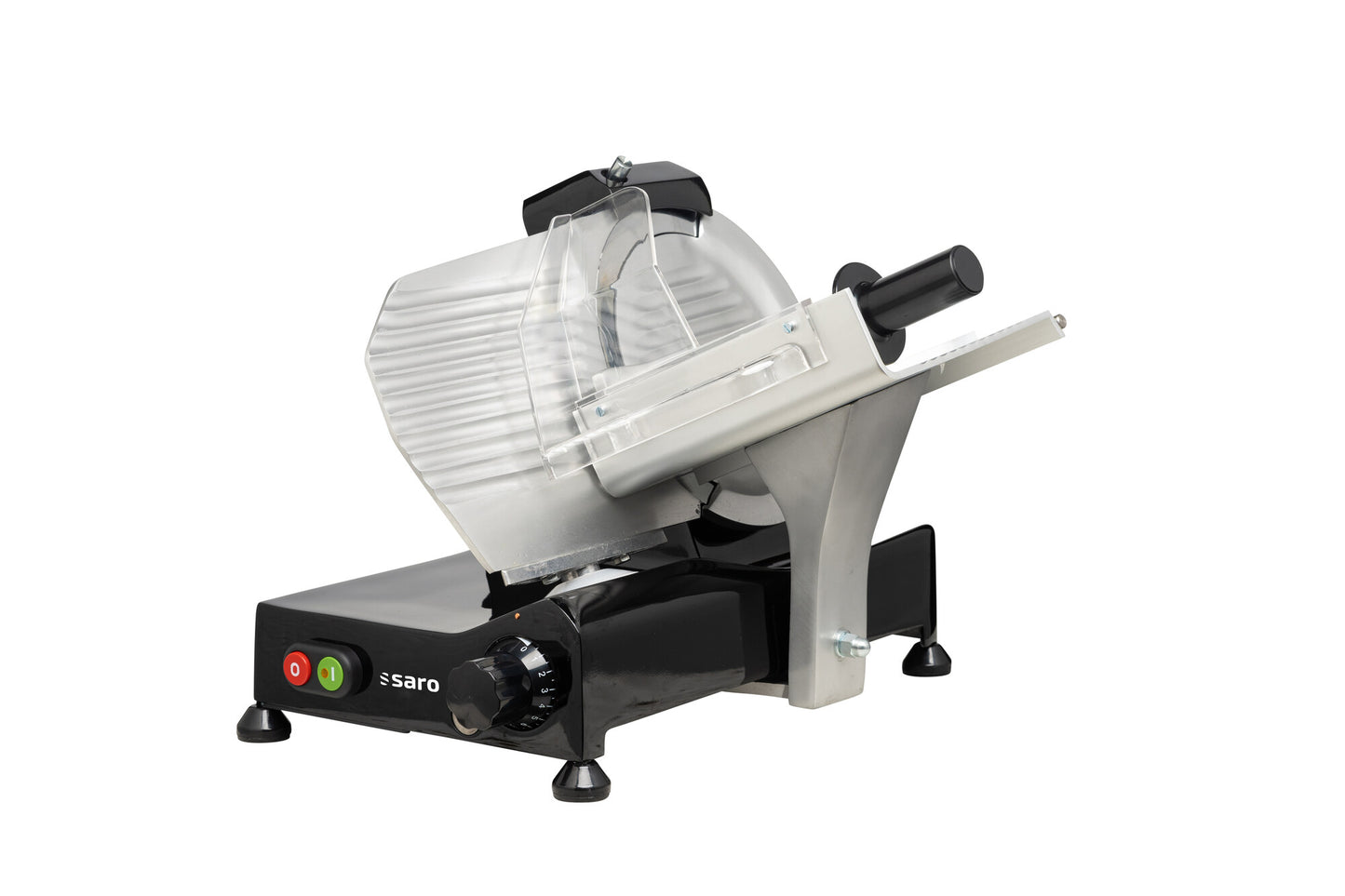 Saro F 195 electric slicer, black finish