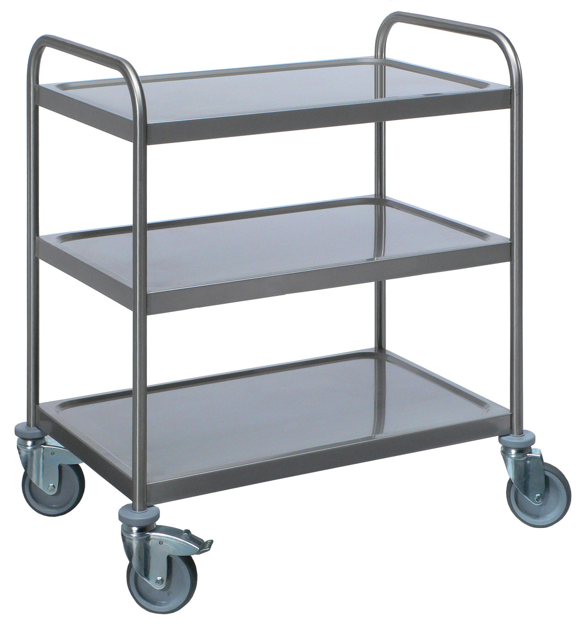 Saro SWK 3 serving trolley, stainless steel