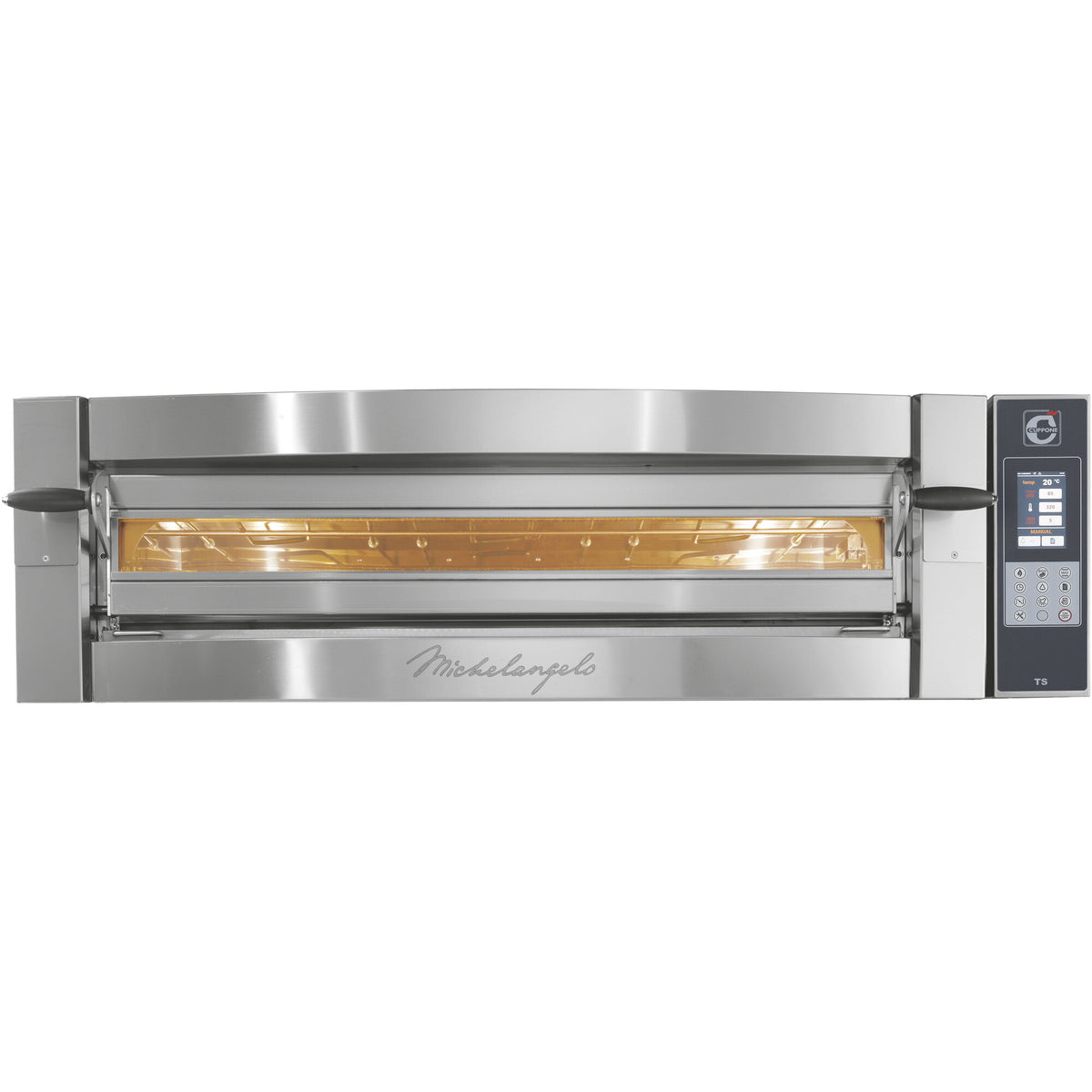 Saro ML935/1 TS pizza oven, stainless steel