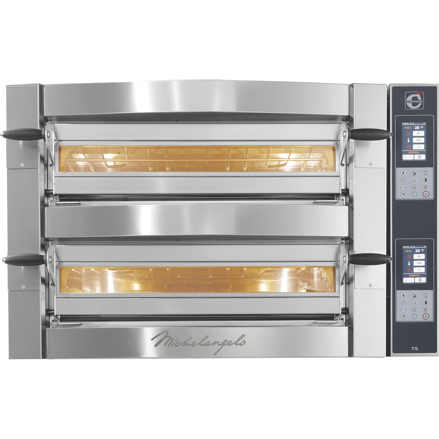 Saro ML435/2 TS pizza oven, stainless steel