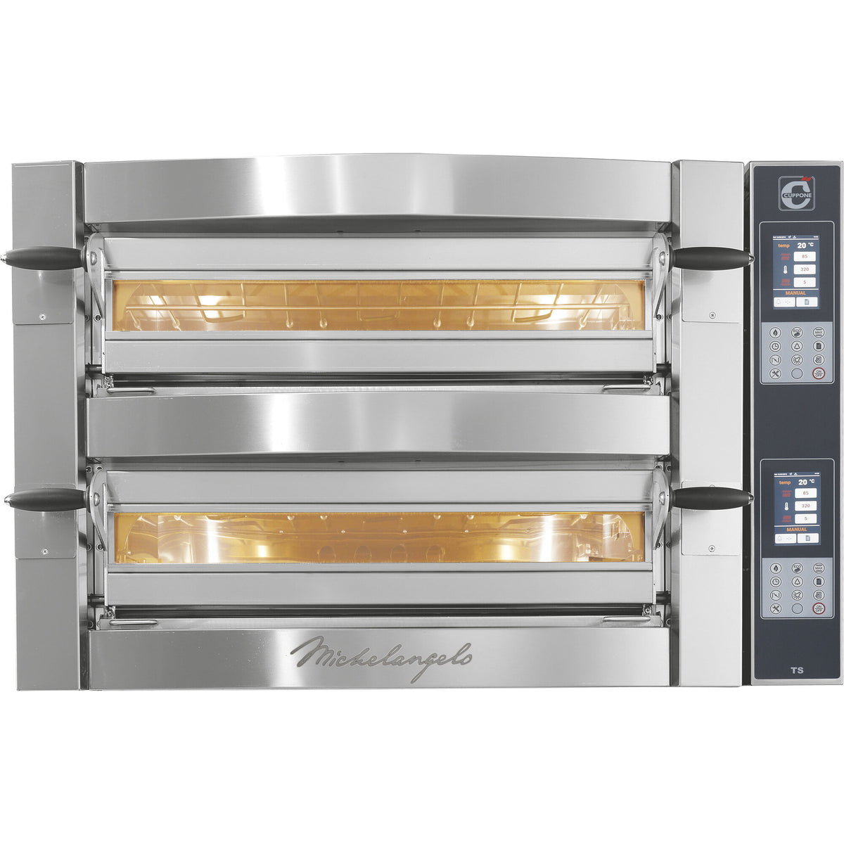 Saro ML635/2 TS pizza oven, stainless steel