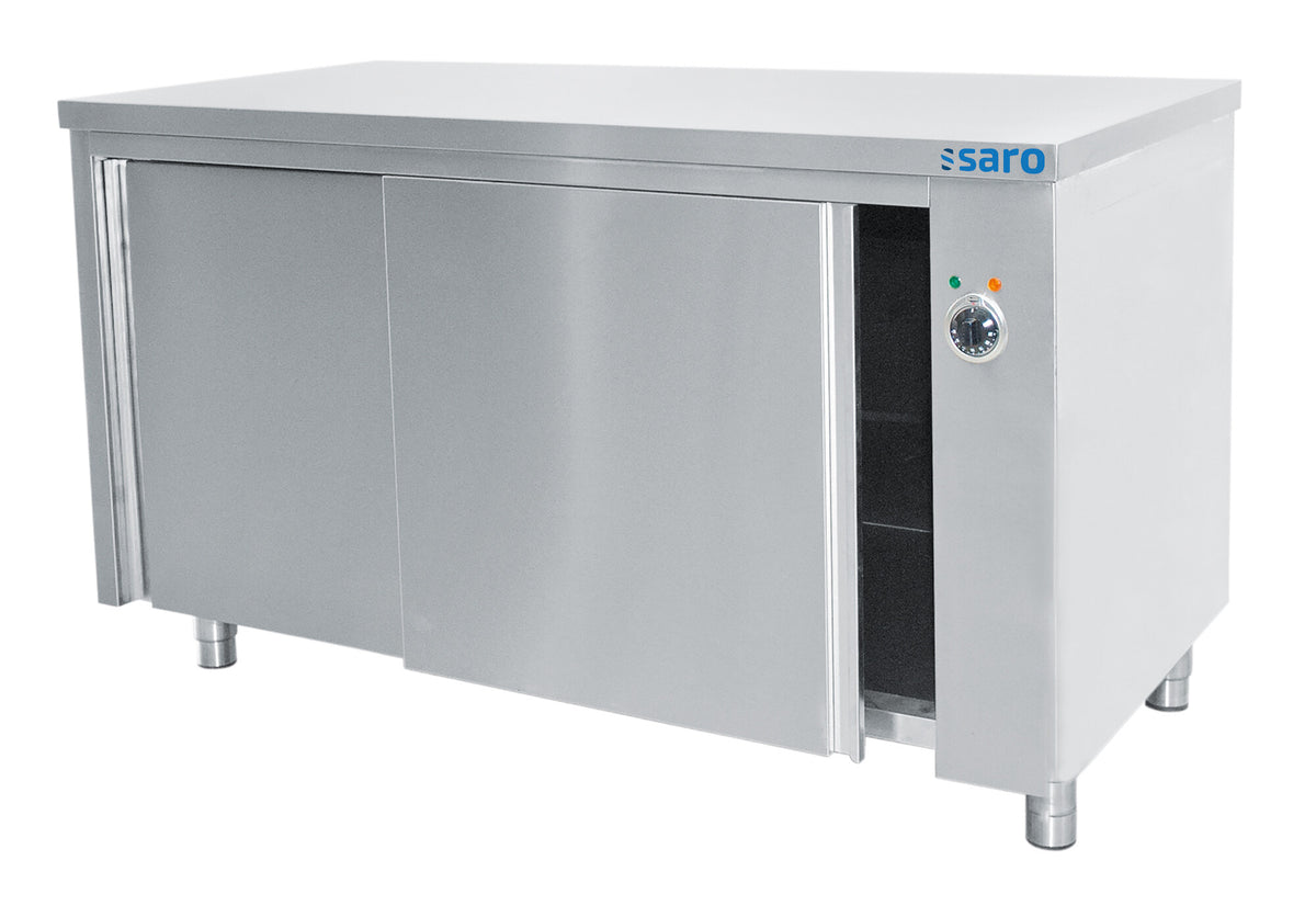 Saro hot cupboard, 1800 x 600 mm, stainless steel