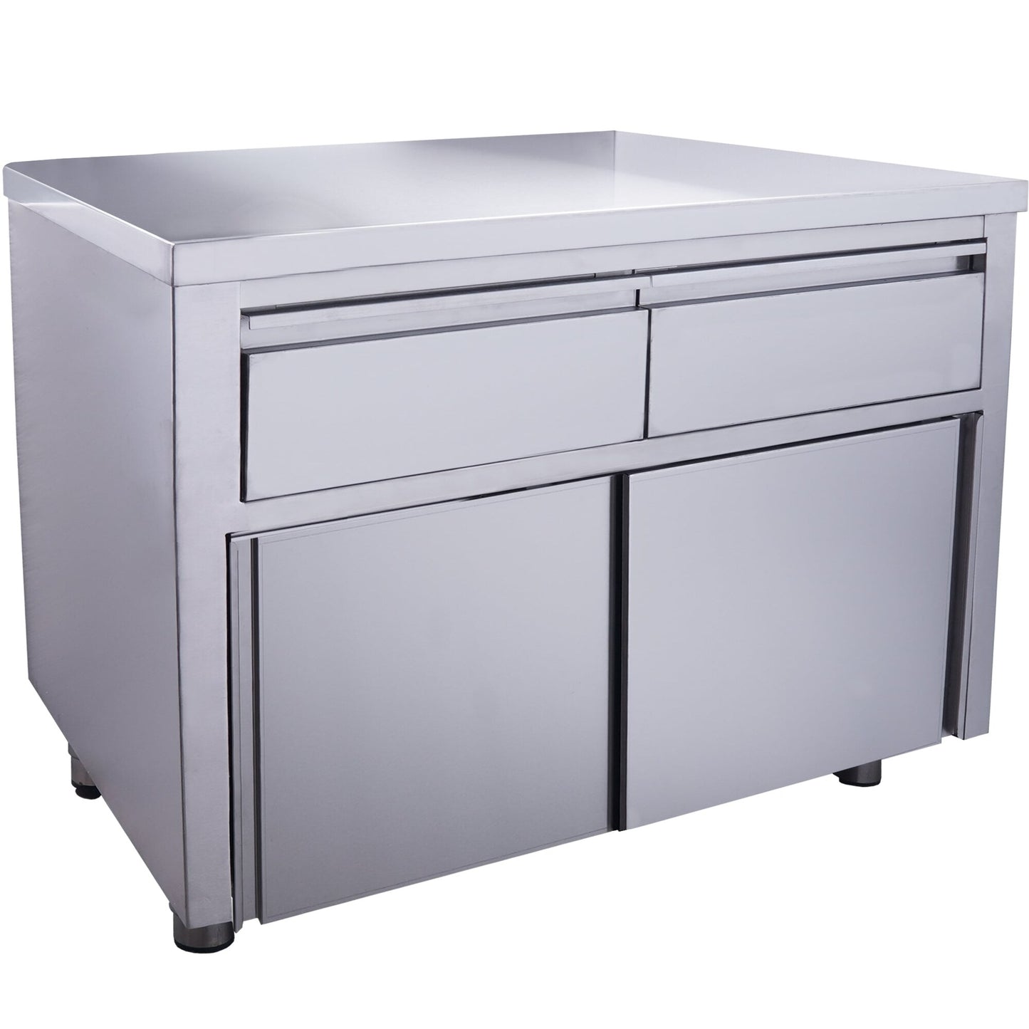 Saro sliding door cabinet, 2 drawers, 1200 x 700 mm