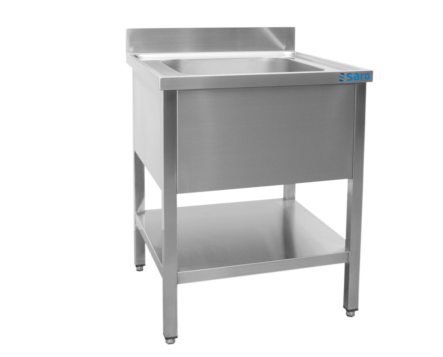 Saro sink table, 1 basin centred, 700 x 700 mm