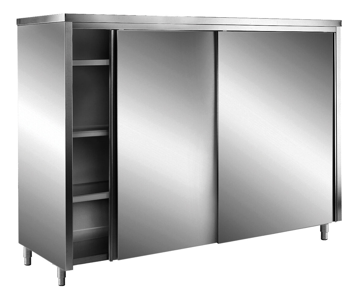 Saro storage cabinet, sliding doors, flat roof