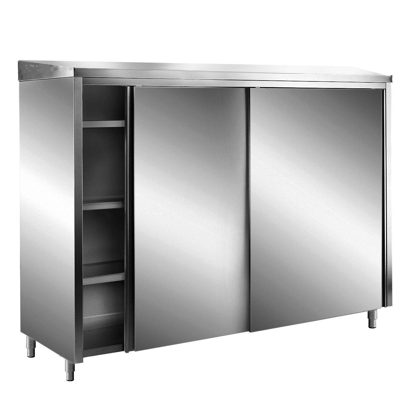 Saro storage cabinet, sliding doors, sloping roof