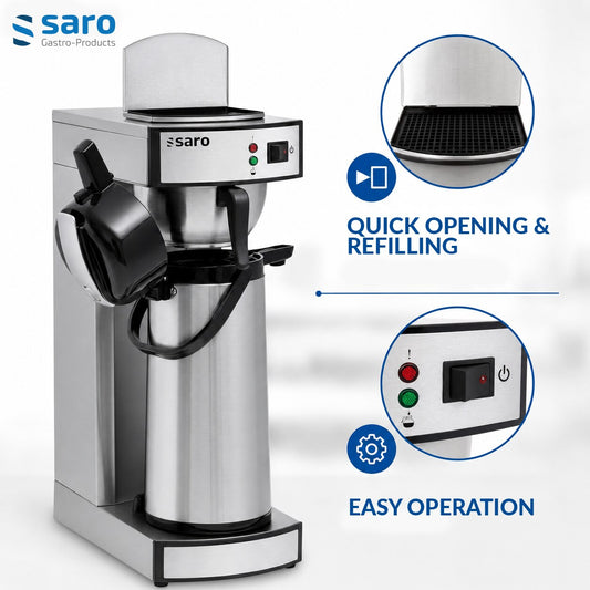 Saro SAROMICA THERMO 24, quick filter opening and controls