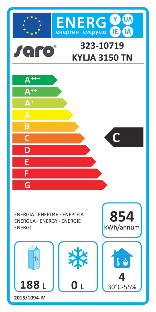 EU energy label, class C