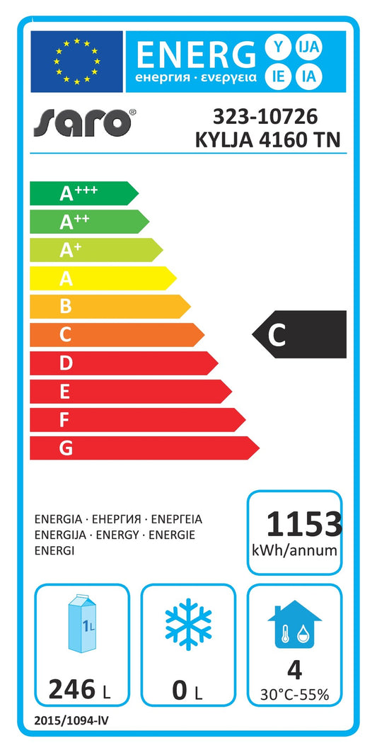 EU energy label, class C