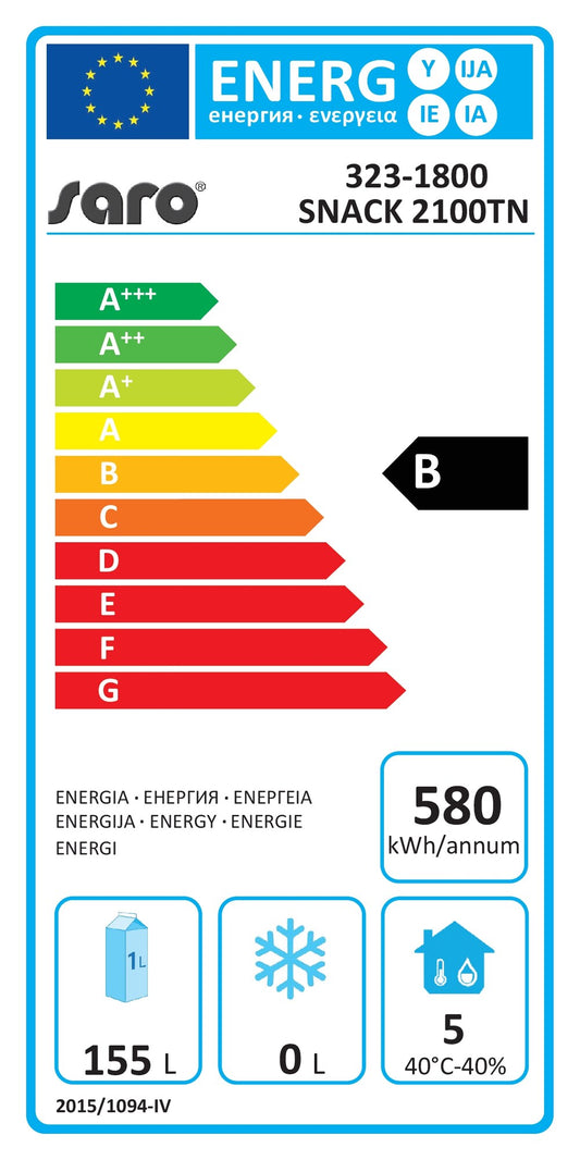 EU energy label, class B