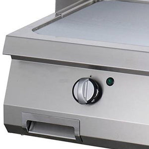 Maxima Heavy Duty Griddle, Half Grooved Chrome, Double Unit, Electric, additional view