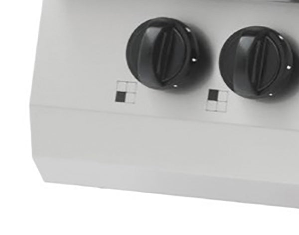 Maxima Heavy Duty Gas Cooker, 2 Burners, 70 cm Deep, 13.5 kW, additional view
