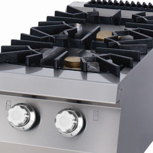 Maxima Premium Gas Cooker, 2 Burners, 90 cm Deep, 16 kW, additional view