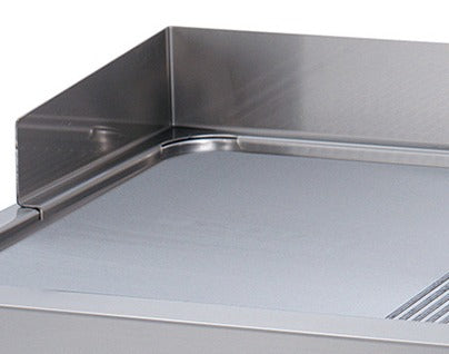 Maxima Premium Griddle, Half Grooved Chrome, Double Unit, Gas, additional view