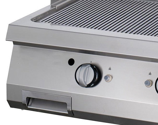 Maxima Premium Griddle, Grooved, Double Unit, Gas, additional view
